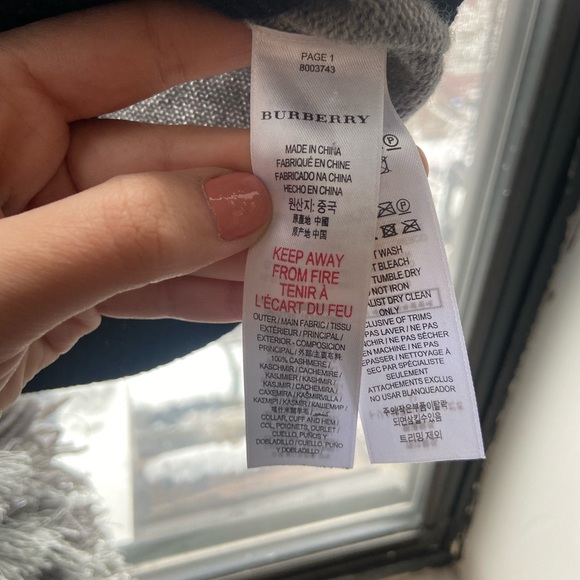 100%CASHMERE UNISEX SWEATSHIRT - Picture 4 of 5